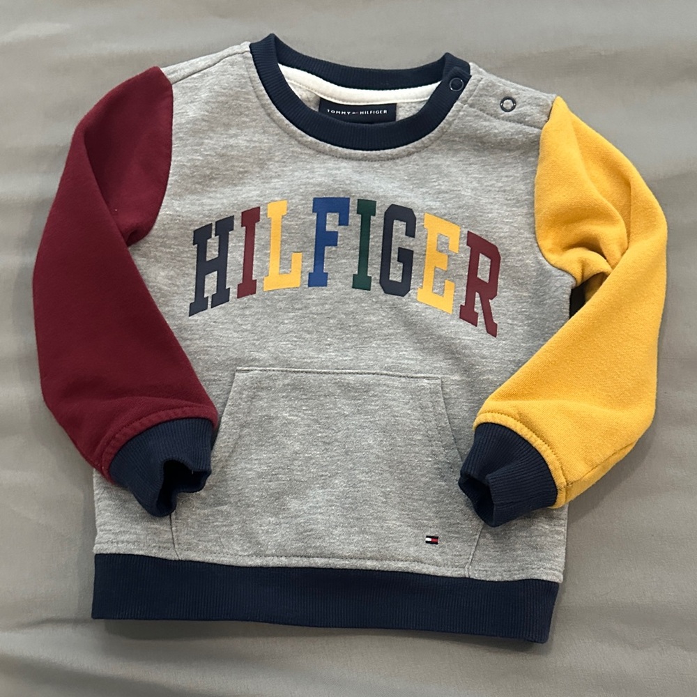 Tommy Hilfiger Kids Multicolor Logo Sweatshirt